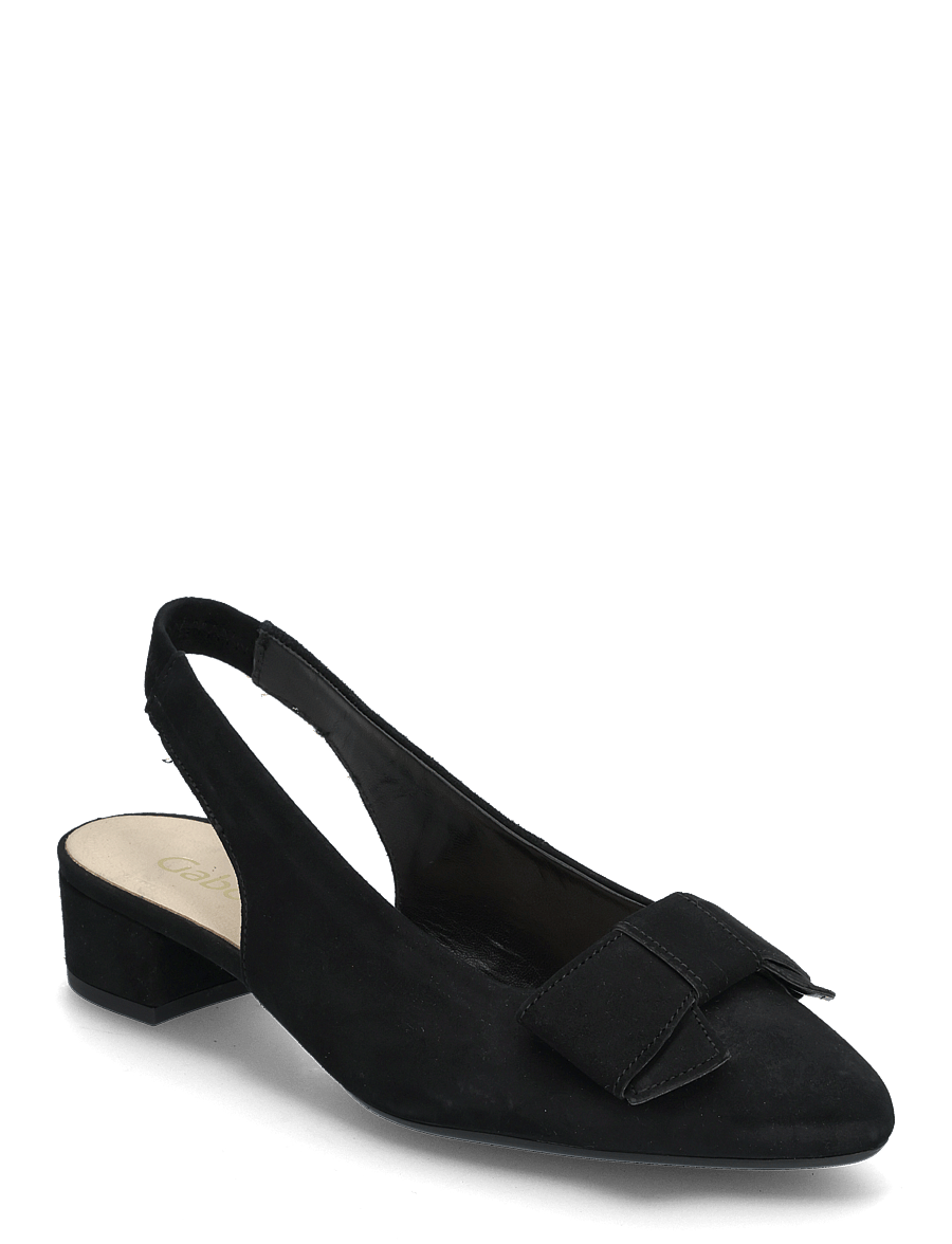 Gabor - Slingback - slingbacks med hæle - black - 0