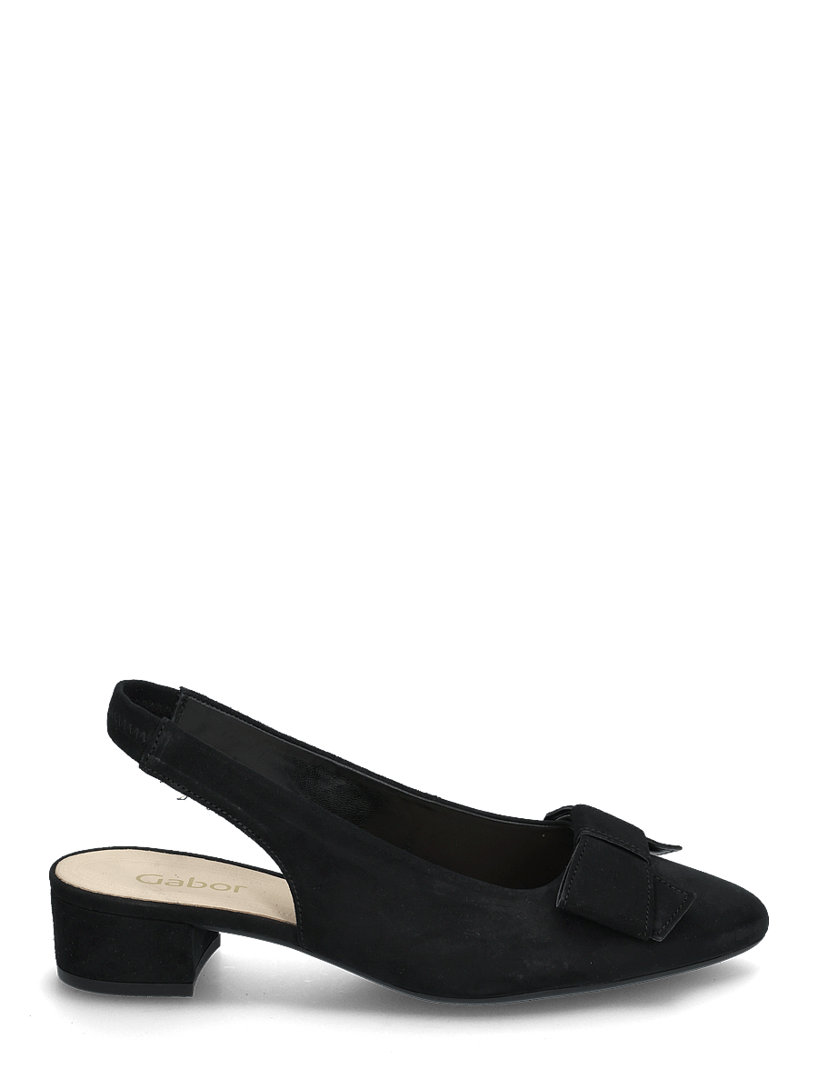 Gabor - Slingback - slingbacks med hæle - black - 1
