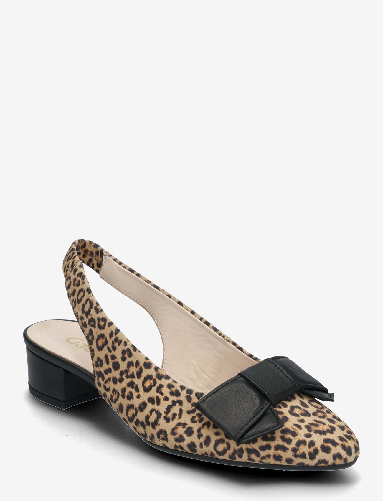 Gabor - Slingback - kvinder - leopard, black - 0