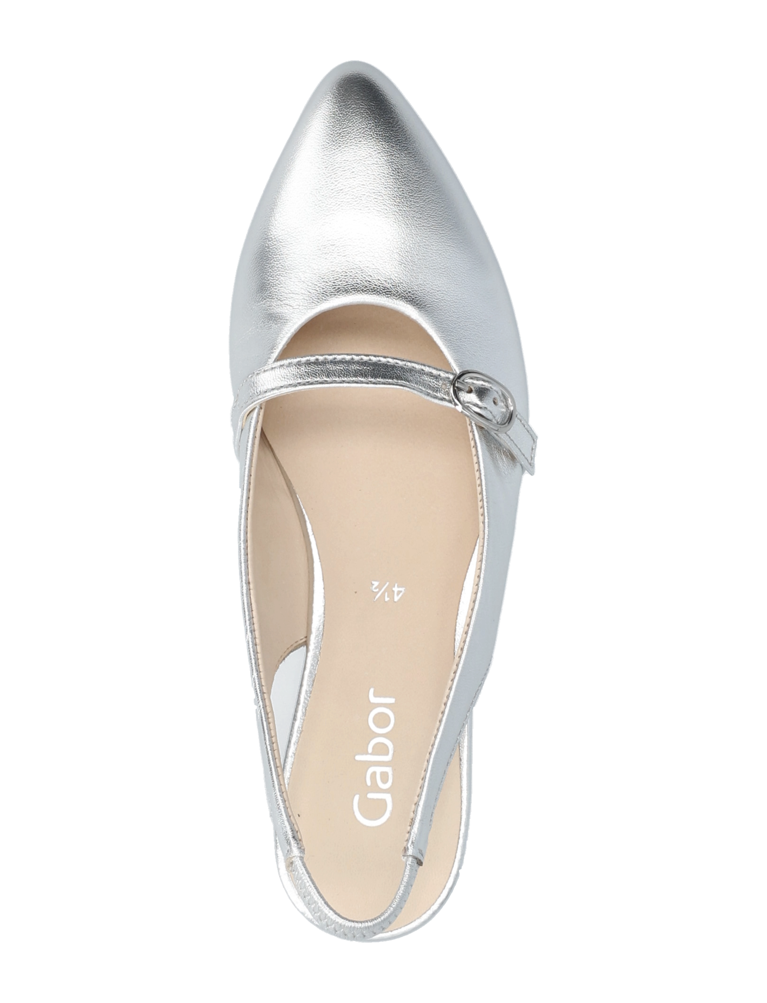 Gabor - Slingback - kvinder - silver - 3
