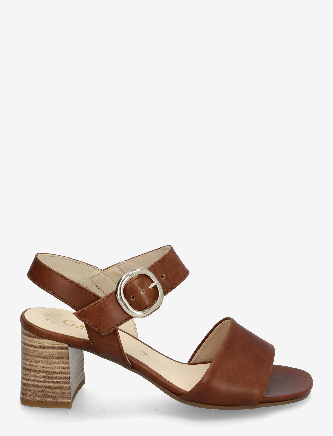 Gabor - Ankle-strap sandal - flache sandalen - cognac - 1