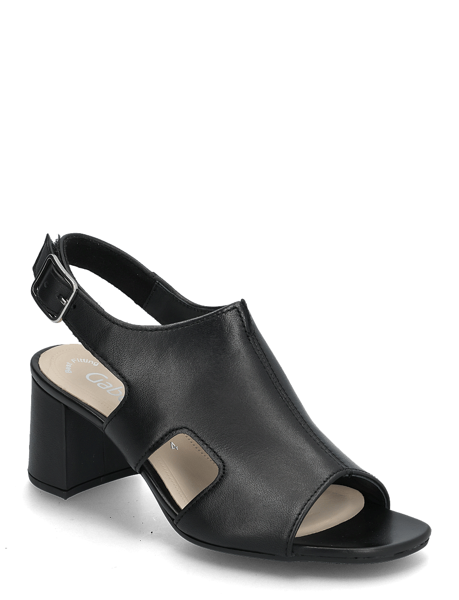 Gabor - Ankle-strap sandal - sandaletten - black - 0