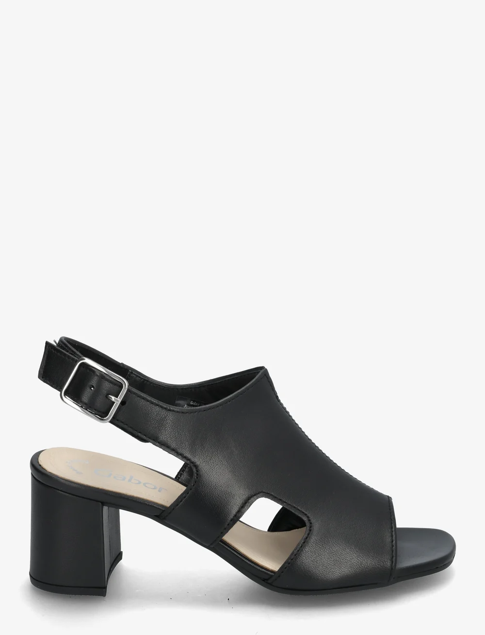 Gabor - Ankle-strap sandal - sandaler med hæl - black - 1