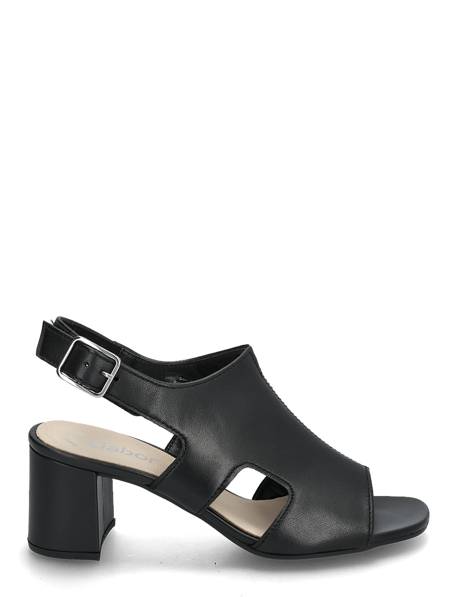 Gabor - Ankle-strap sandal - sandaletten - black - 1