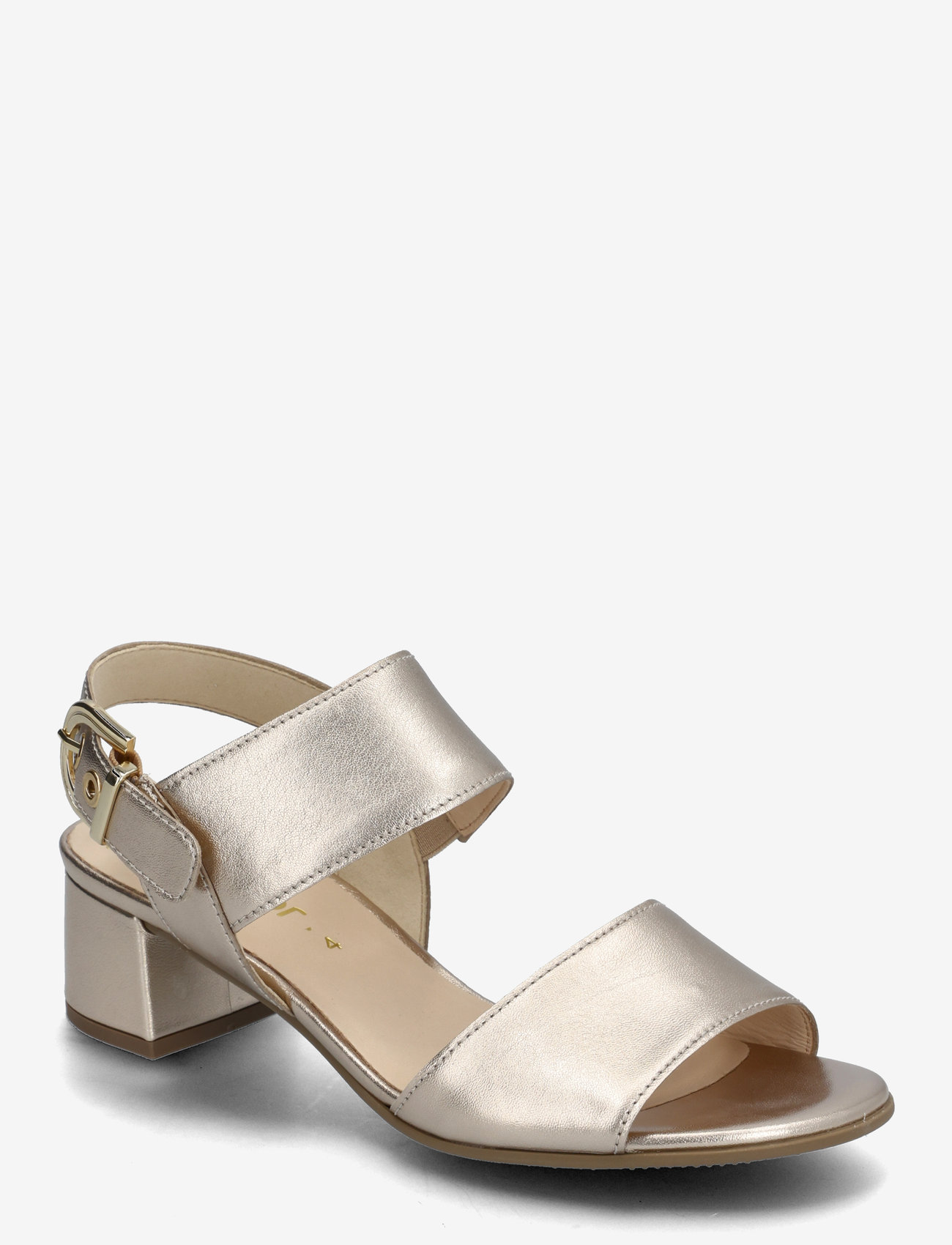 Gabor - Ankle-strap sandal - sandaler med hæl - soft gold - 0