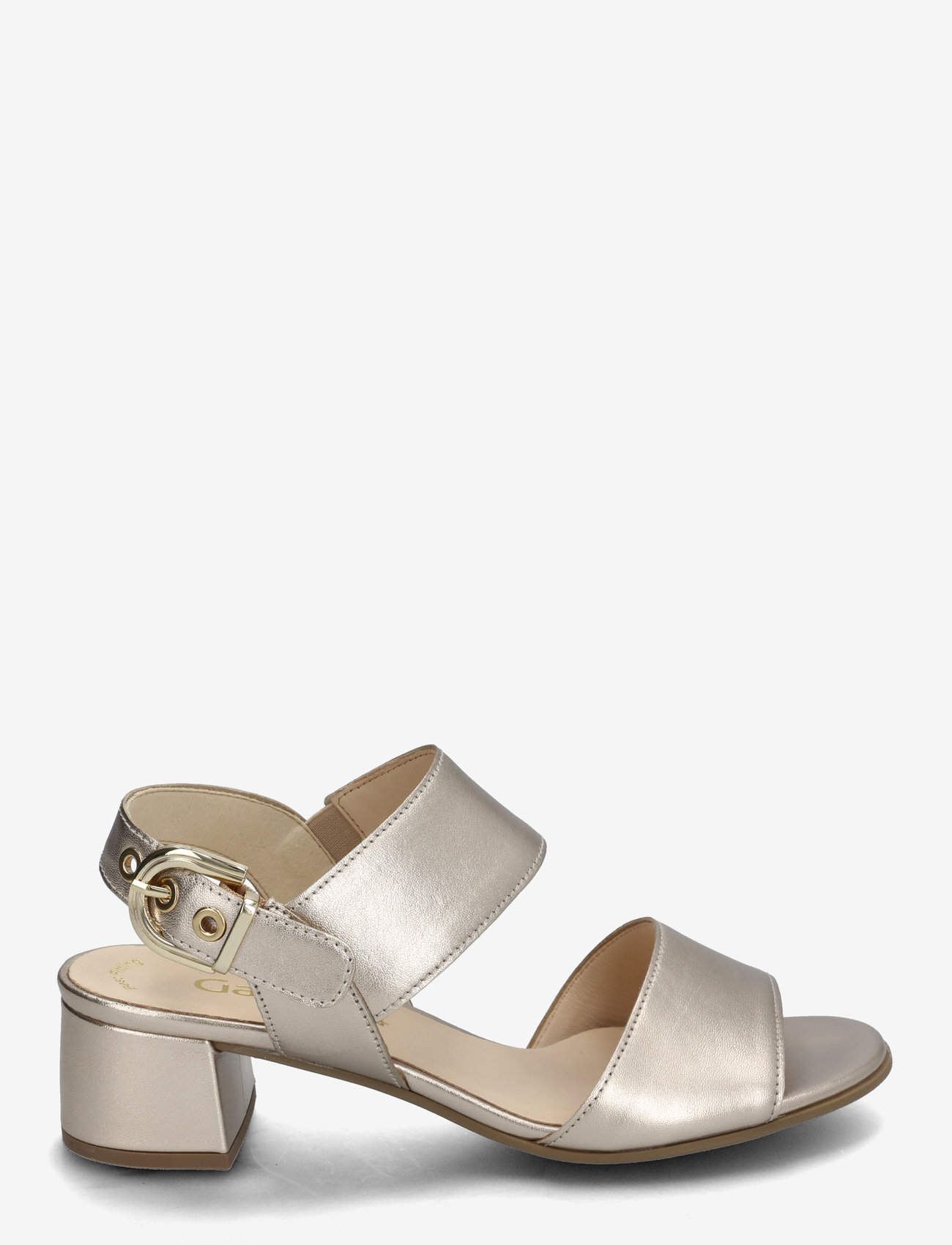 Gabor - Ankle-strap sandal - sandaler med hæl - soft gold - 1