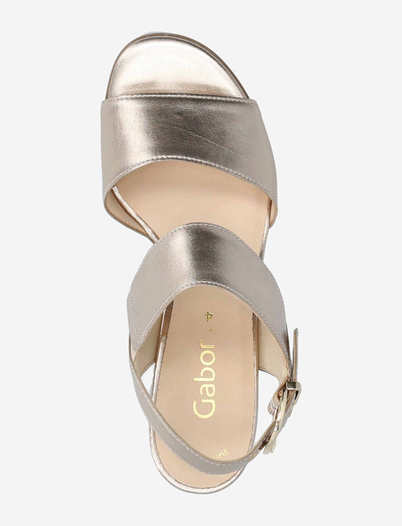 Gabor - Ankle-strap sandal - sandaler med hæl - soft gold - 3