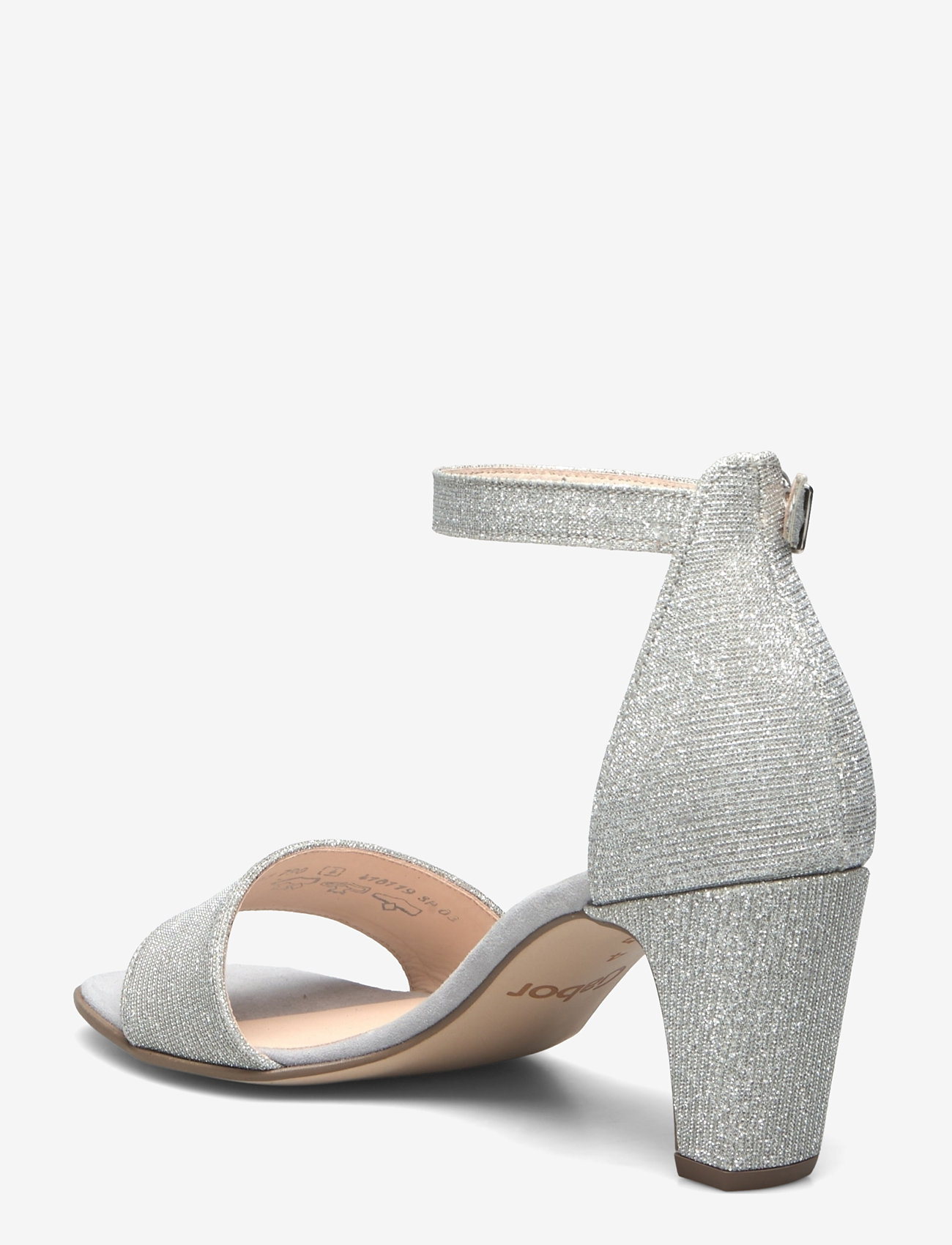 Gabor - Ankle-strap sandal - sandaler med hæl - silver - 2