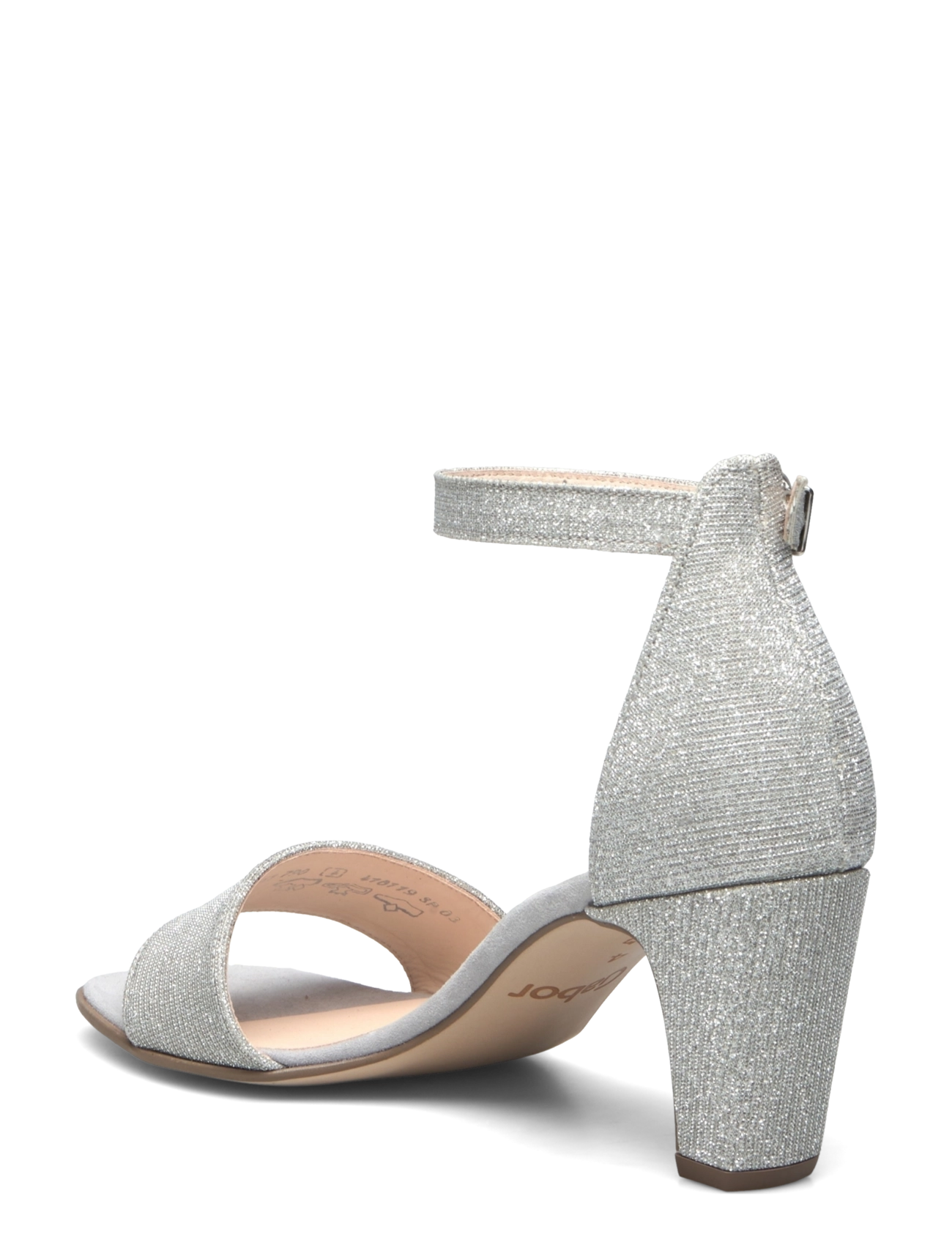 Gabor - Ankle-strap sandal - silver - 2