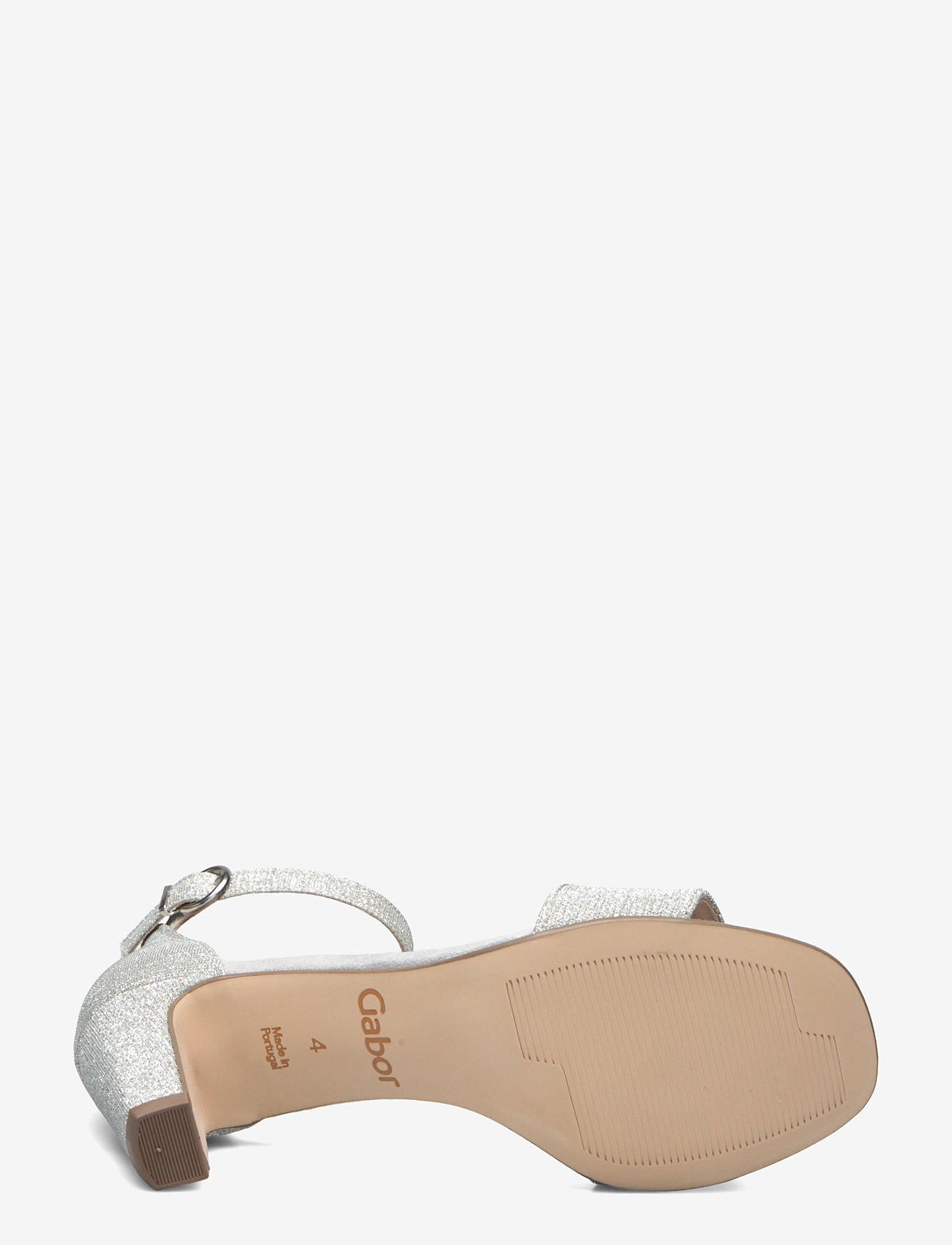 Gabor - Ankle-strap sandal - sandaler med hæl - silver - 4