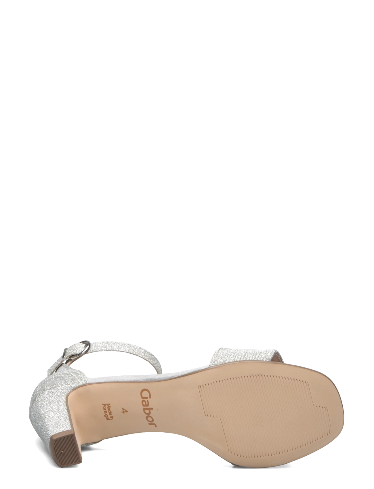 Gabor - Ankle-strap sandal - silver - 4
