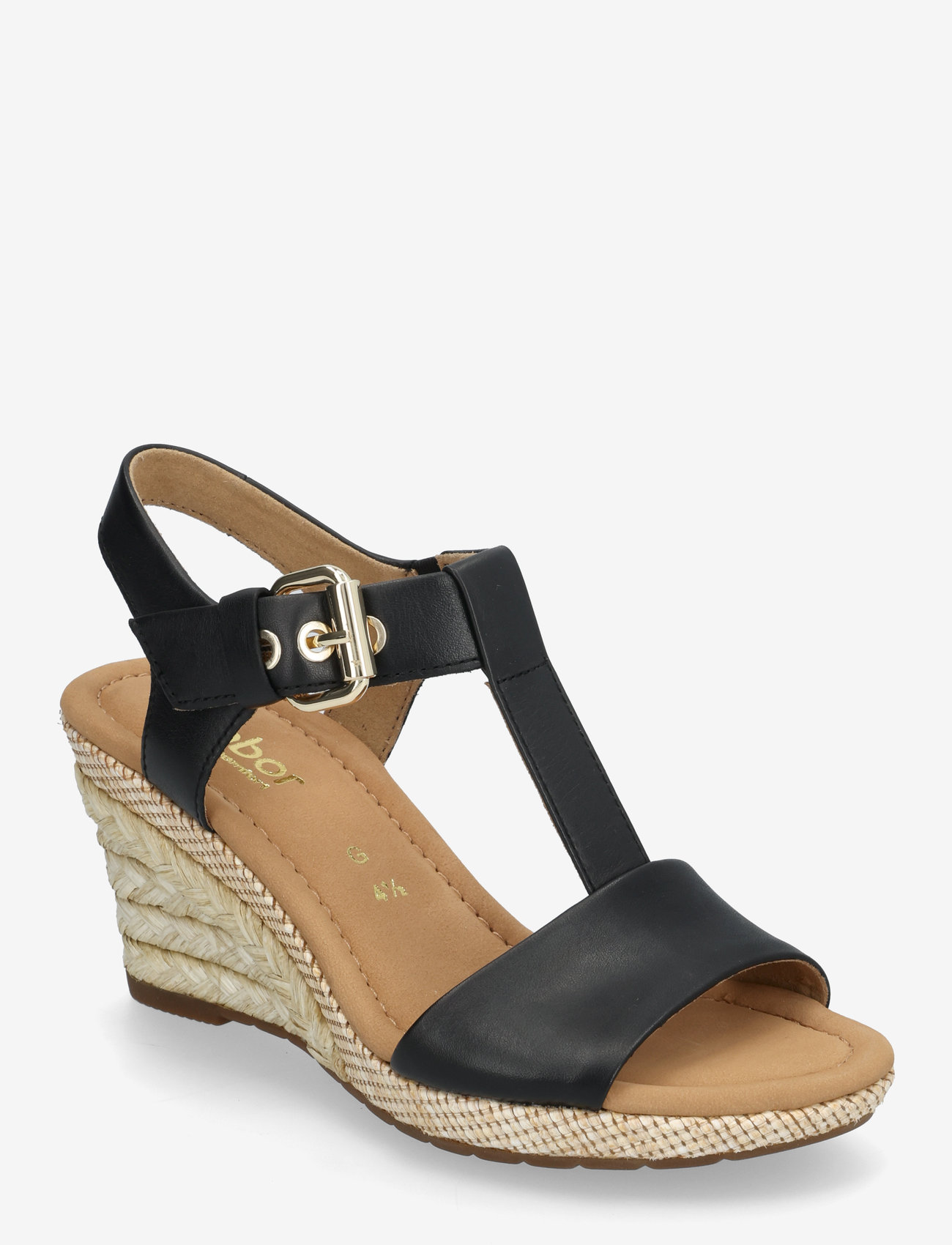 Gabor - Wedge sandal - kontsaga espadrillid - black - 0