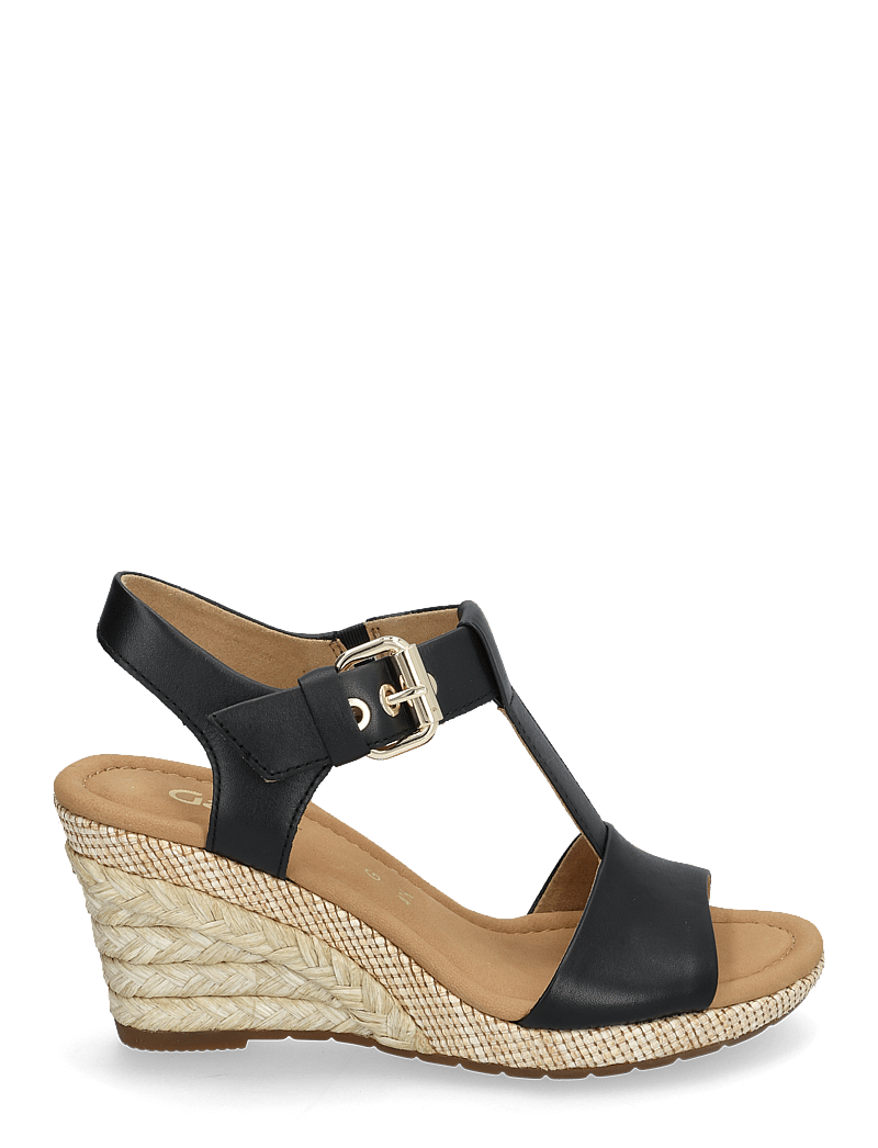 Gabor - Wedge sandal - kontsaga espadrillid - black - 1