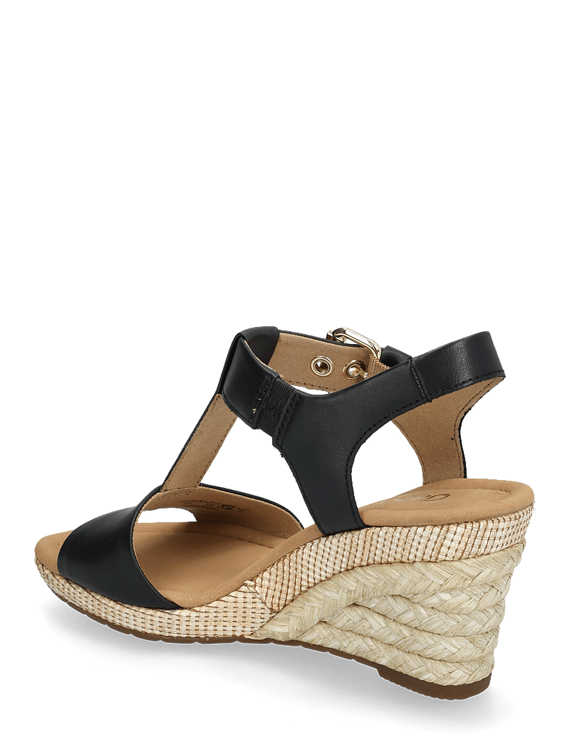 Gabor - Wedge sandal - kontsaga espadrillid - black - 2