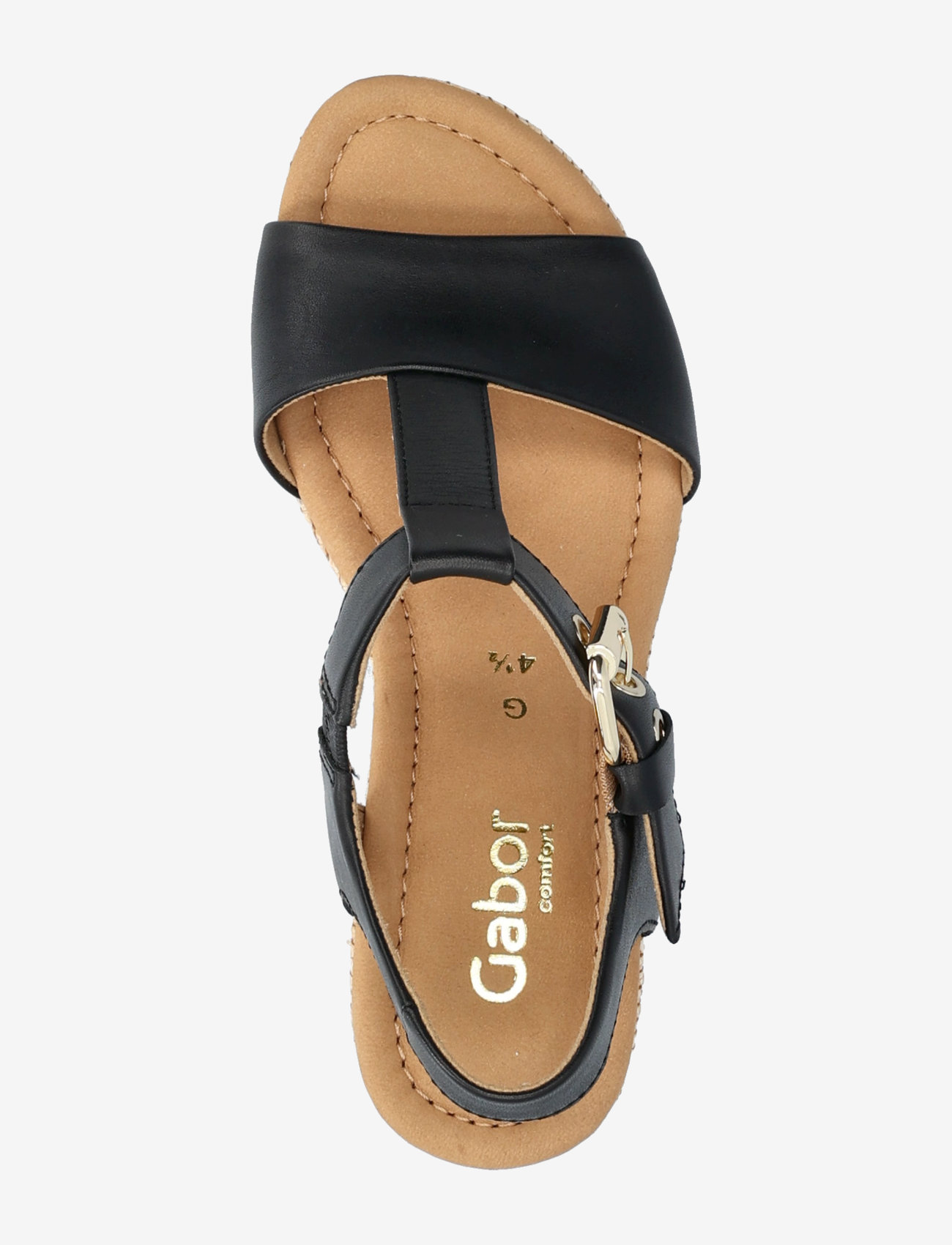 Gabor - Wedge sandal - kontsaga espadrillid - black - 3