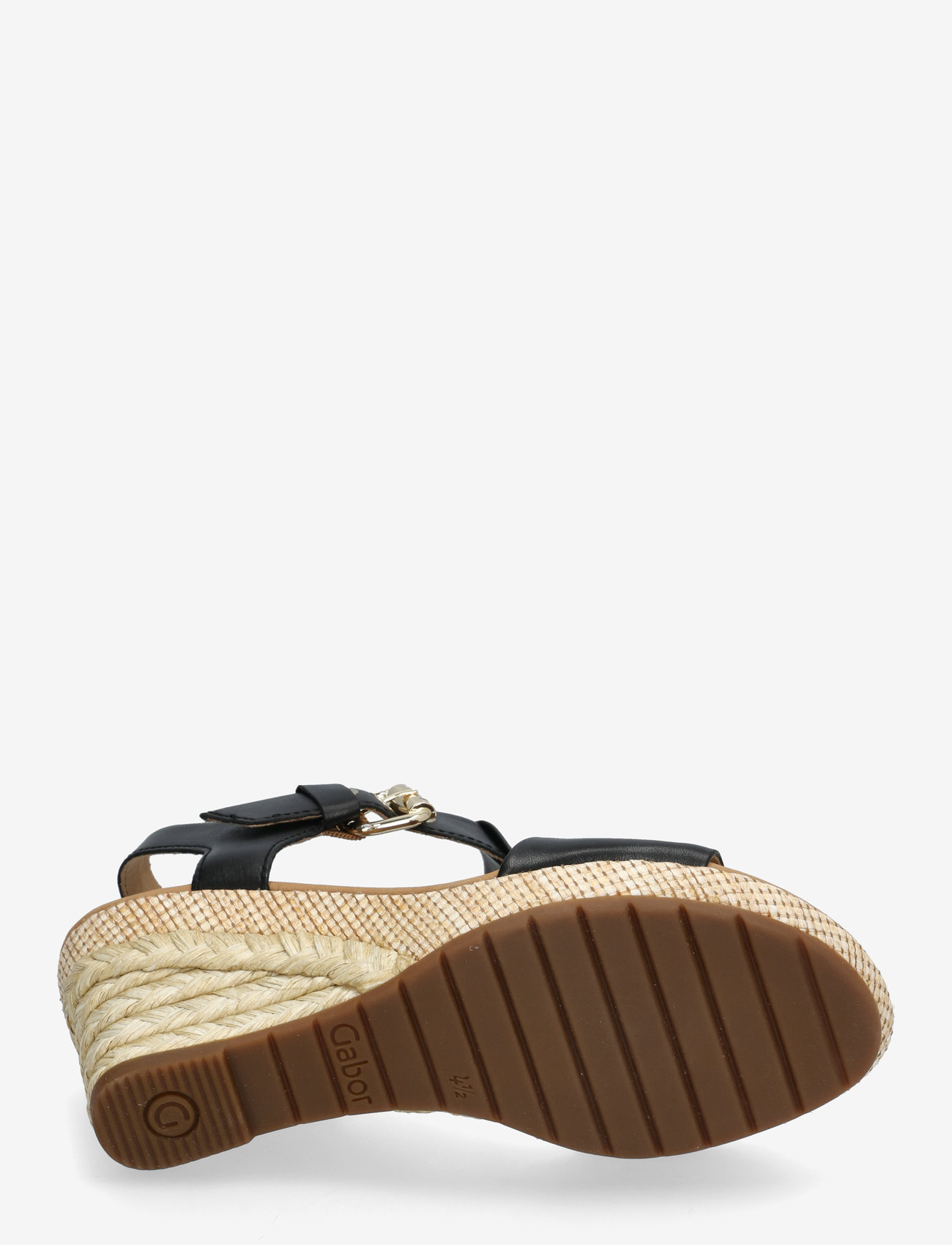 Gabor - Wedge sandal - kontsaga espadrillid - black - 4