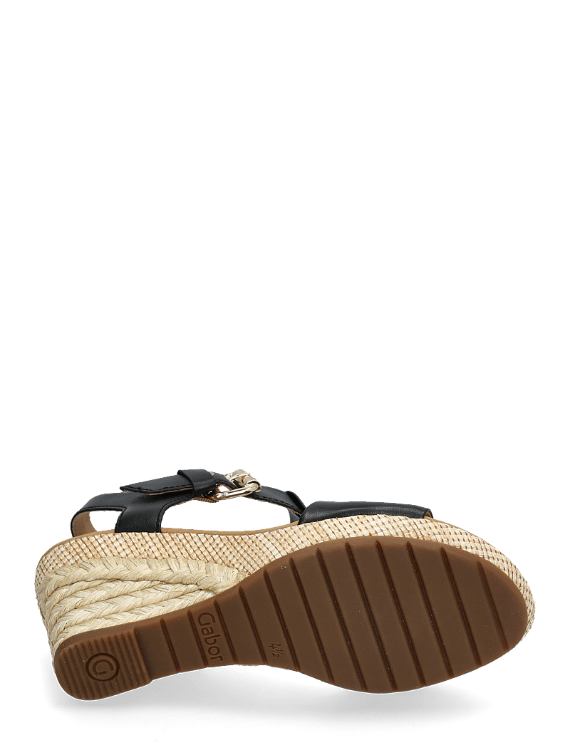 Gabor - Wedge sandal - kontsaga espadrillid - black - 4