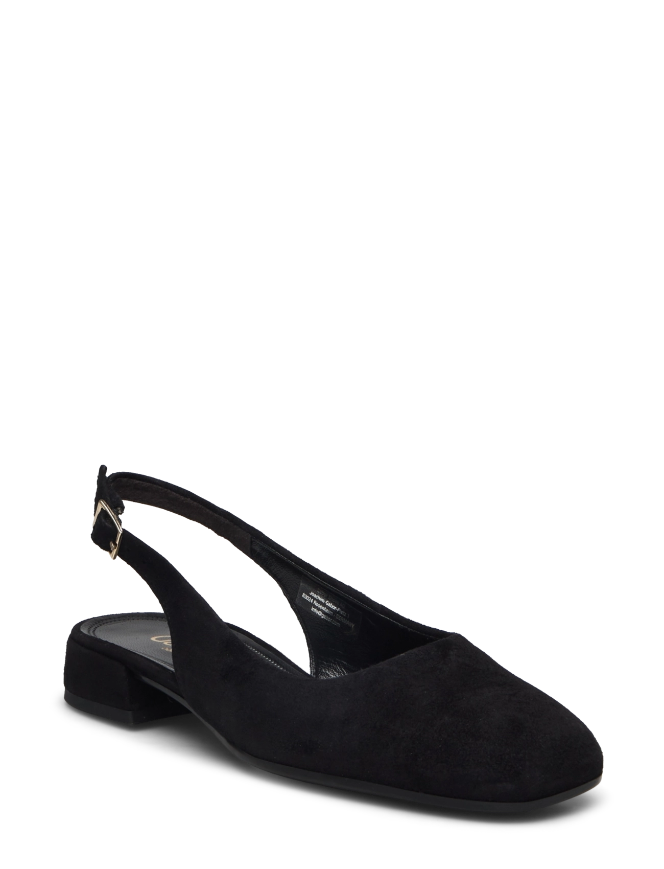 Gabor Slingback, 36, Slingbacks, Schwarz - Flat Frauen