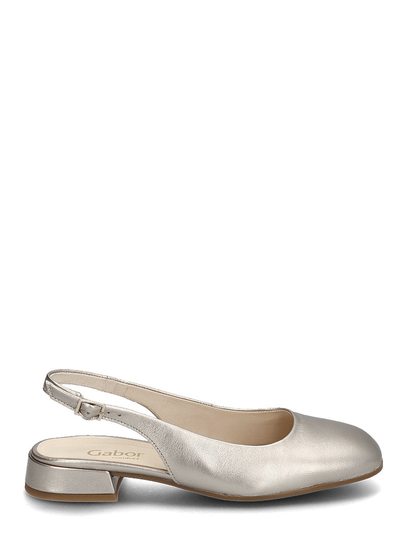 Gabor - Slingback - flache slingbacks - soft gold - 1