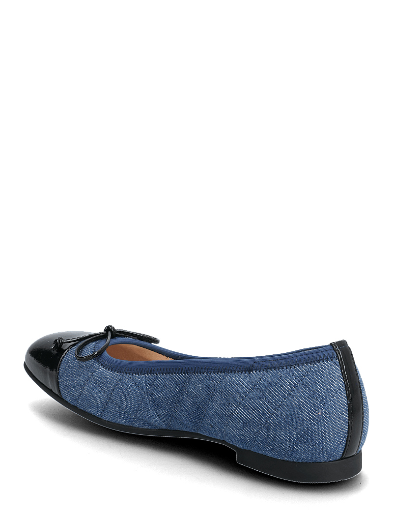 Wide Fit Gabor Navy Ballet Pumps Gabor Ballerina (GAB62612) Ballerinas