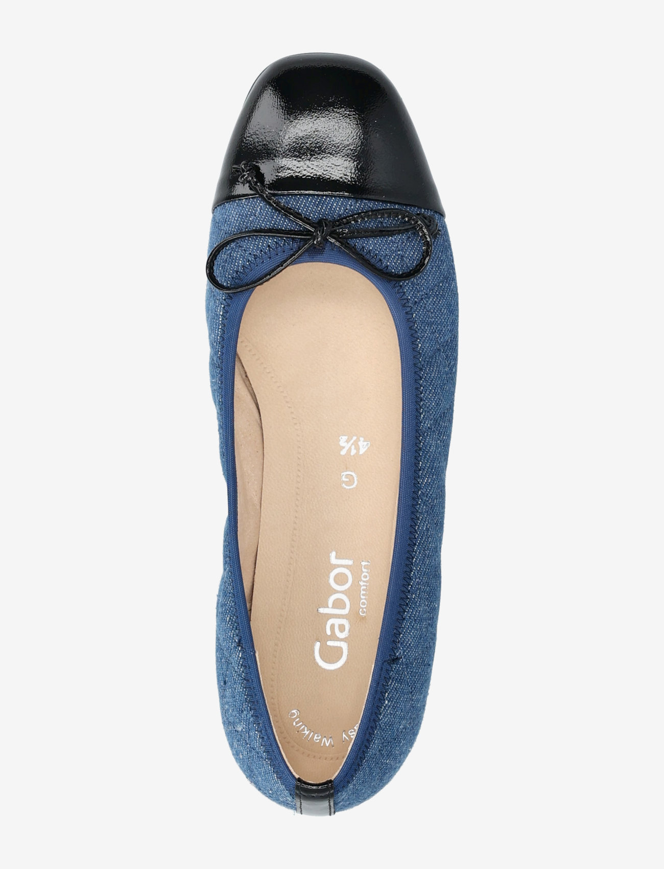 Gabor - Ballerina - ballerinas - black, jeans blue - 3