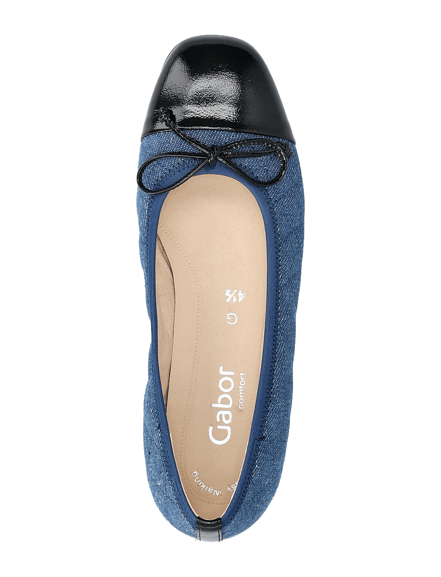 Gabor - Ballerina - særlige begivenheder - black, jeans blue - 3