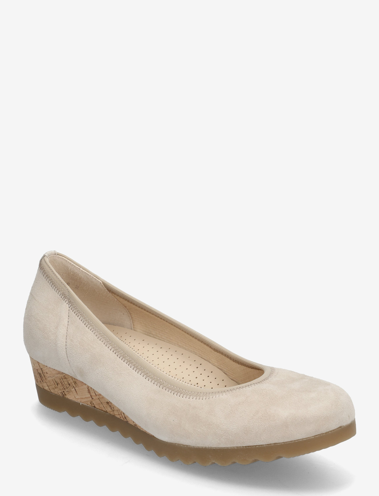 Gabor - Wedge pumps - kilehæle - sand - 0