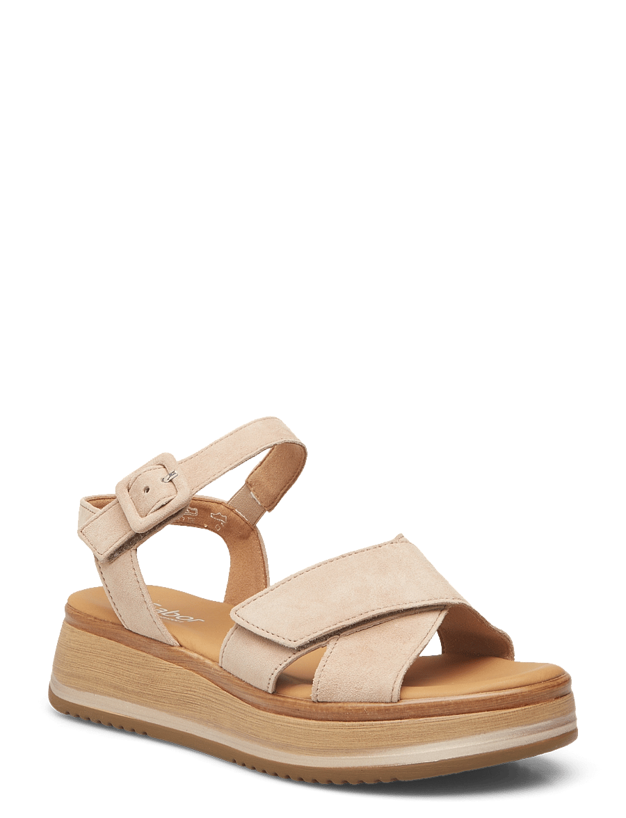 Gabor - Sandal - plateau-sandalen - sand - 0