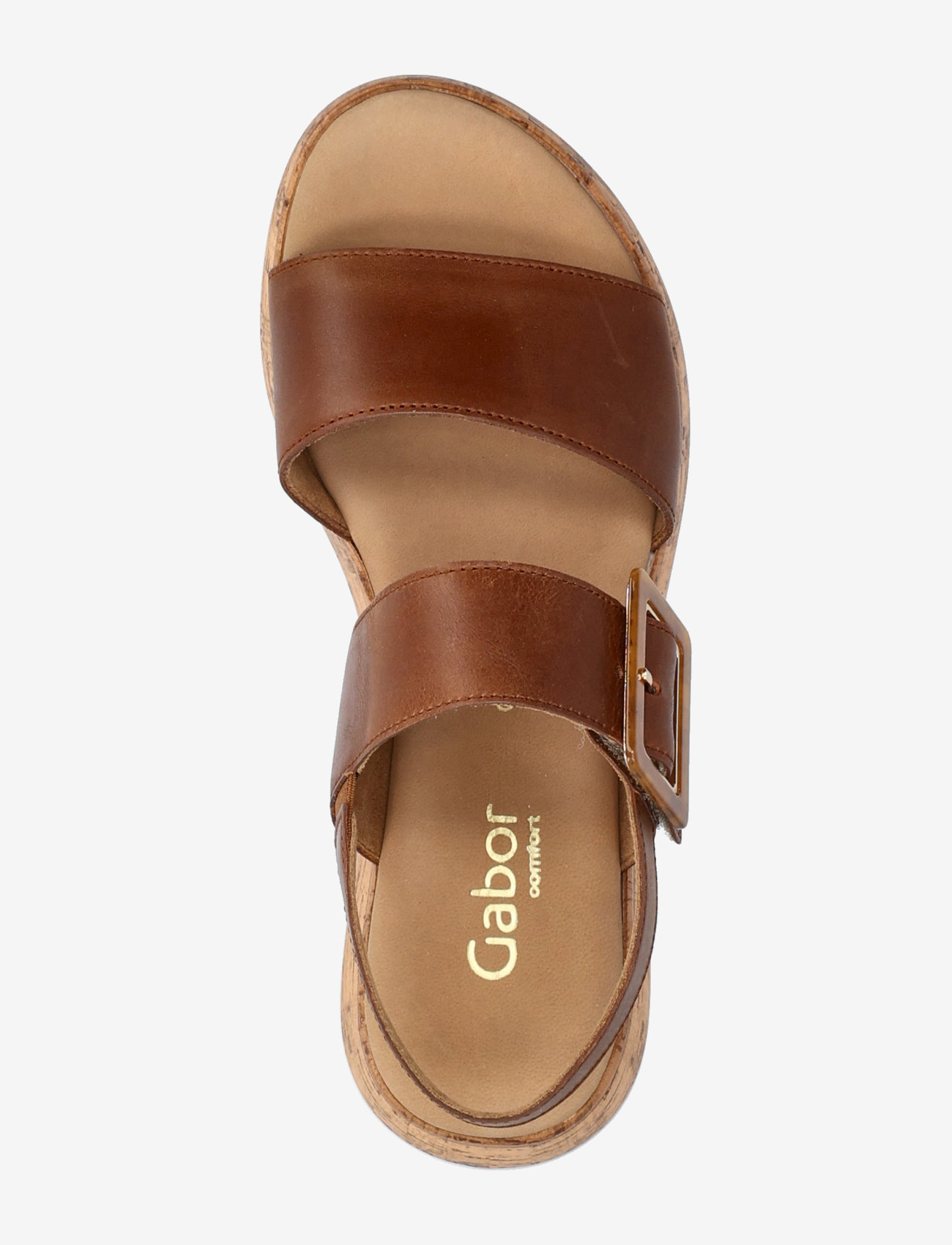 Gabor - Sandal - flache sandalen - cognac - 3