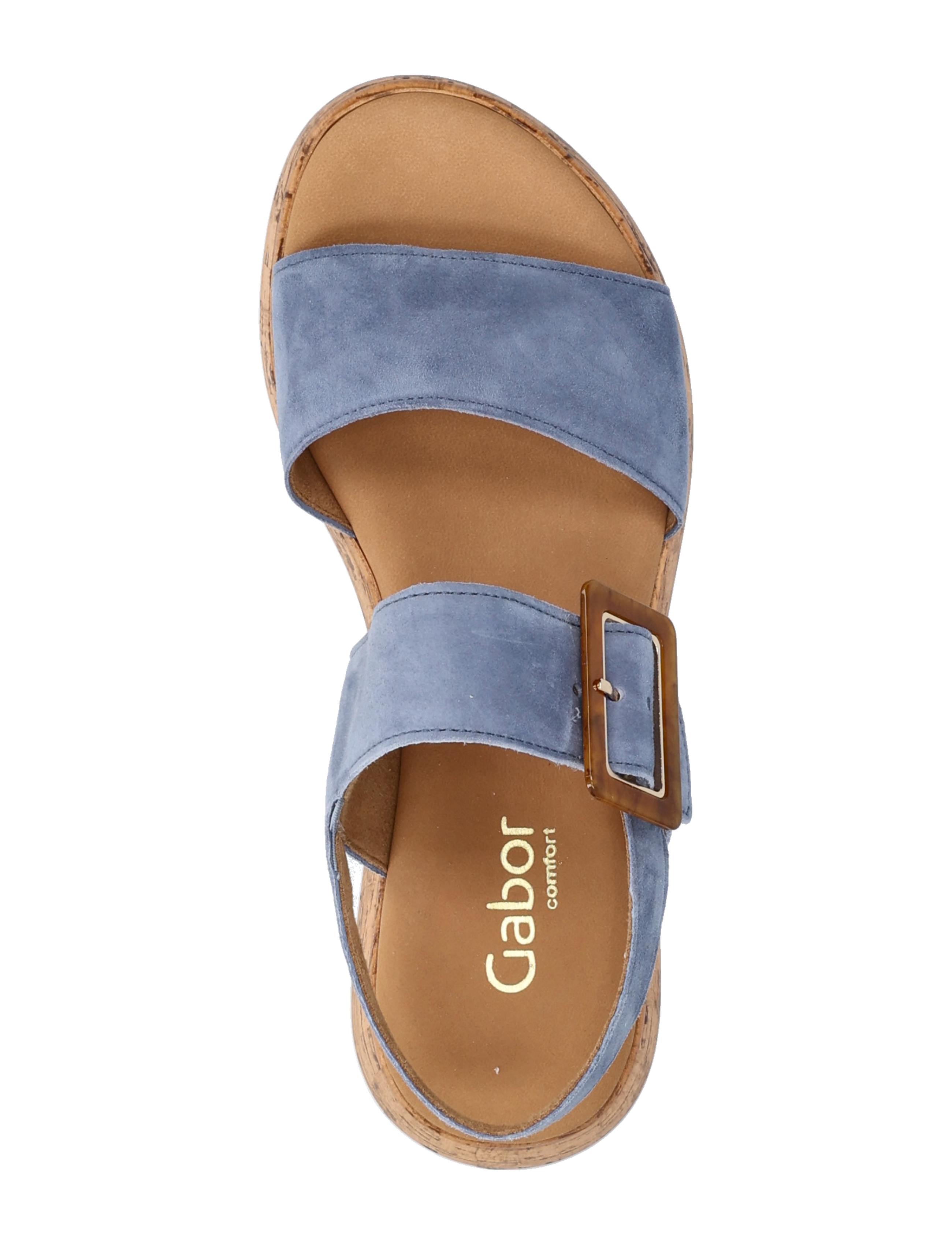 Gabor - Sandal - sandales plates - jeans blue - 3