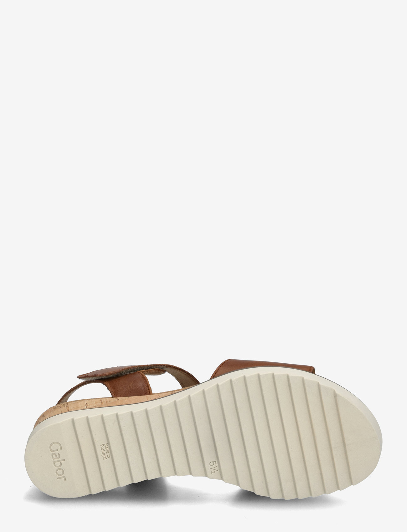 Gabor - Wedge sandal - sandaler med hæl - cognac - 4
