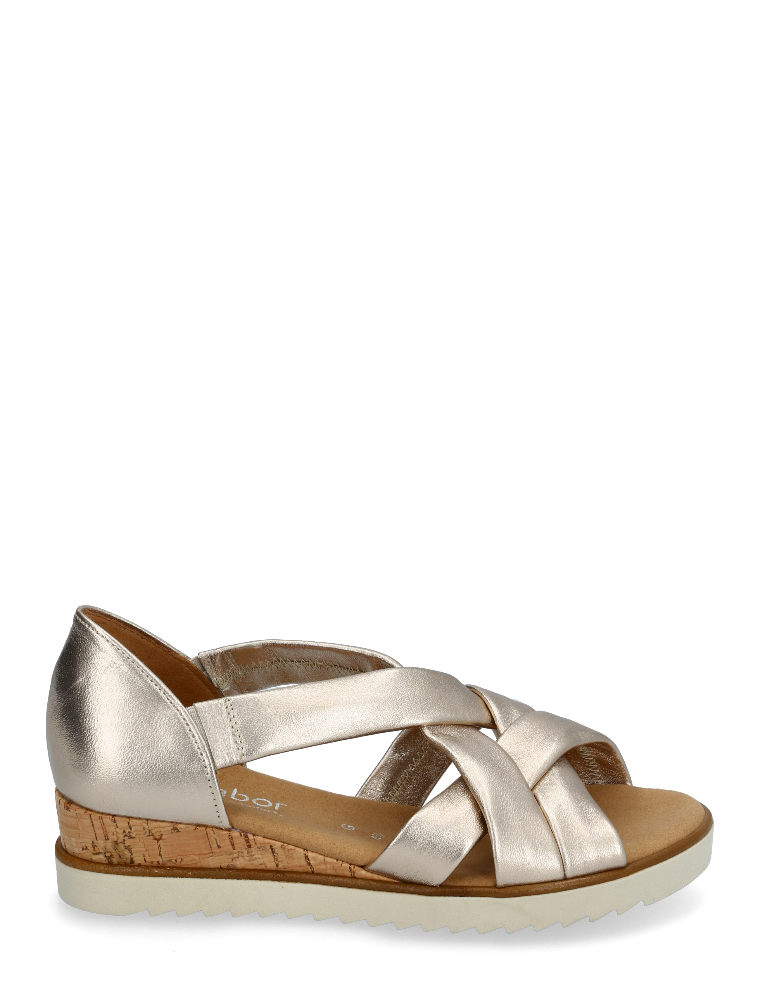 Gabor - Wedge sandal - soft gold - 1