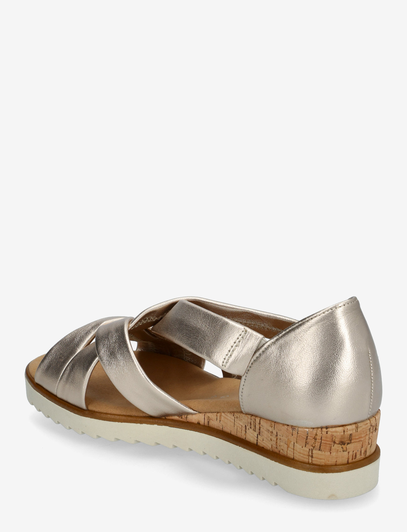 Gabor - Wedge sandal - lahtised kontsakingad - soft gold - 2