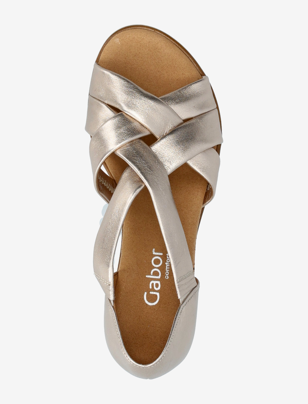 Gabor - Wedge sandal - lahtised kontsakingad - soft gold - 3