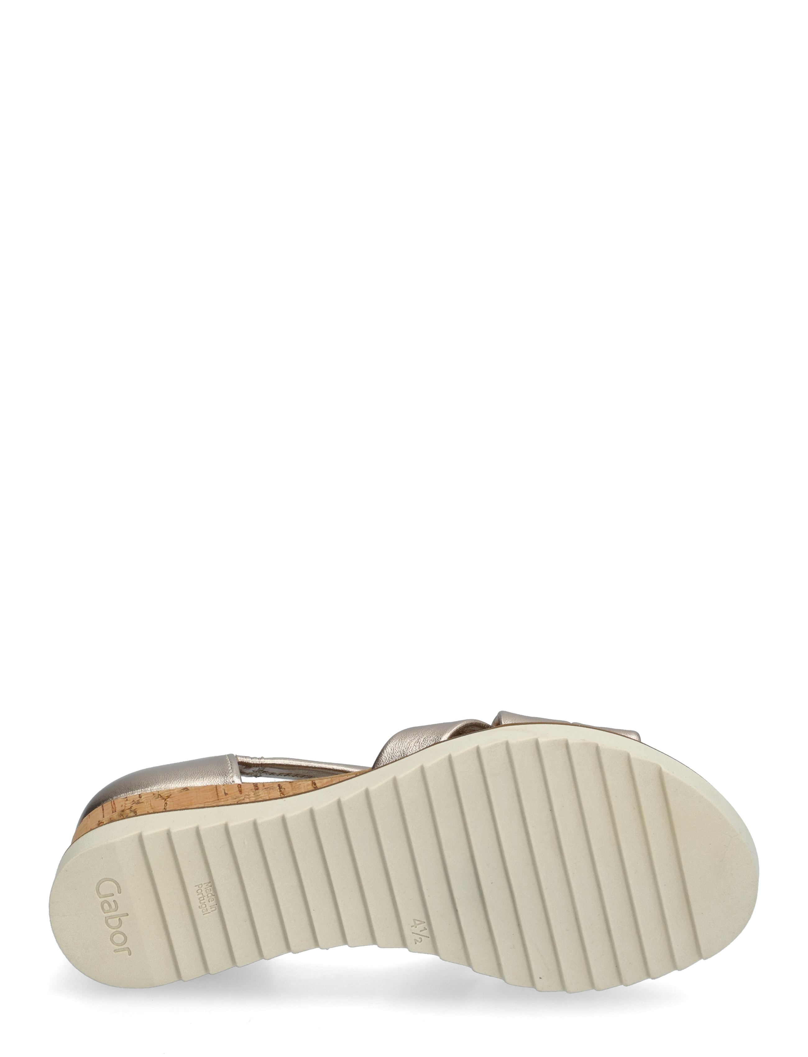 Gabor - Wedge sandal - soft gold - 4