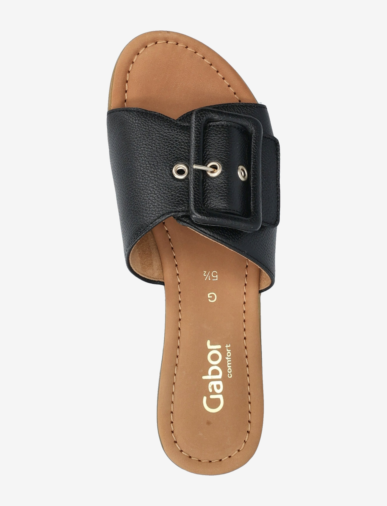 Gabor - Slip-in - flat sandals - black - 3