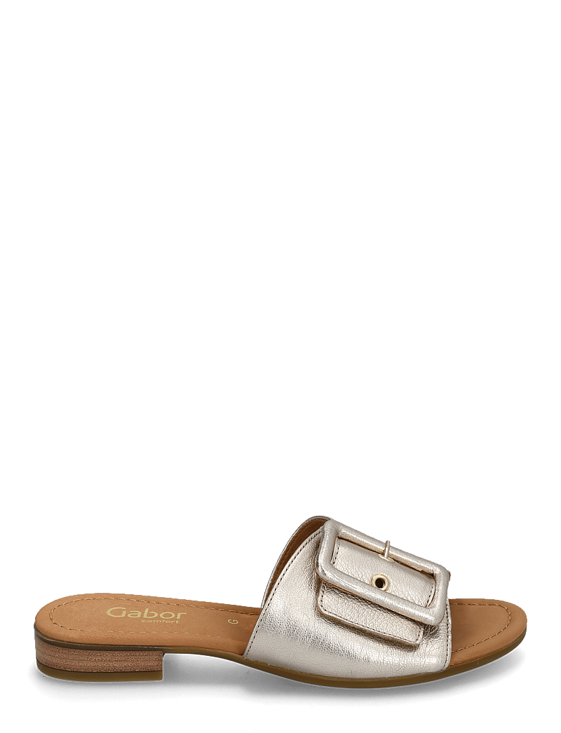 Gabor - Slip-in - flache sandalen - soft gold - 1