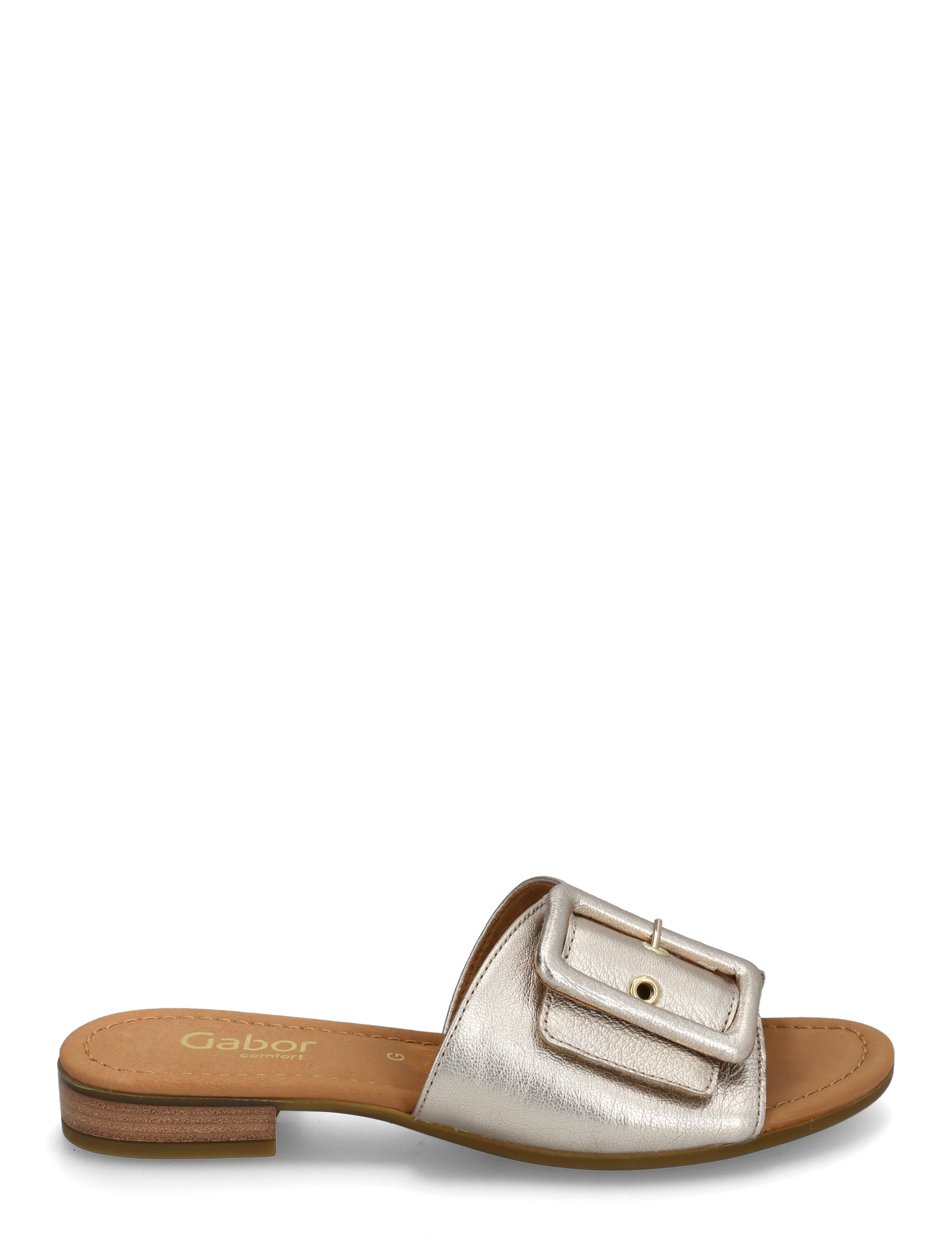 Gabor - Slip-in - flache sandalen - soft gold - 1