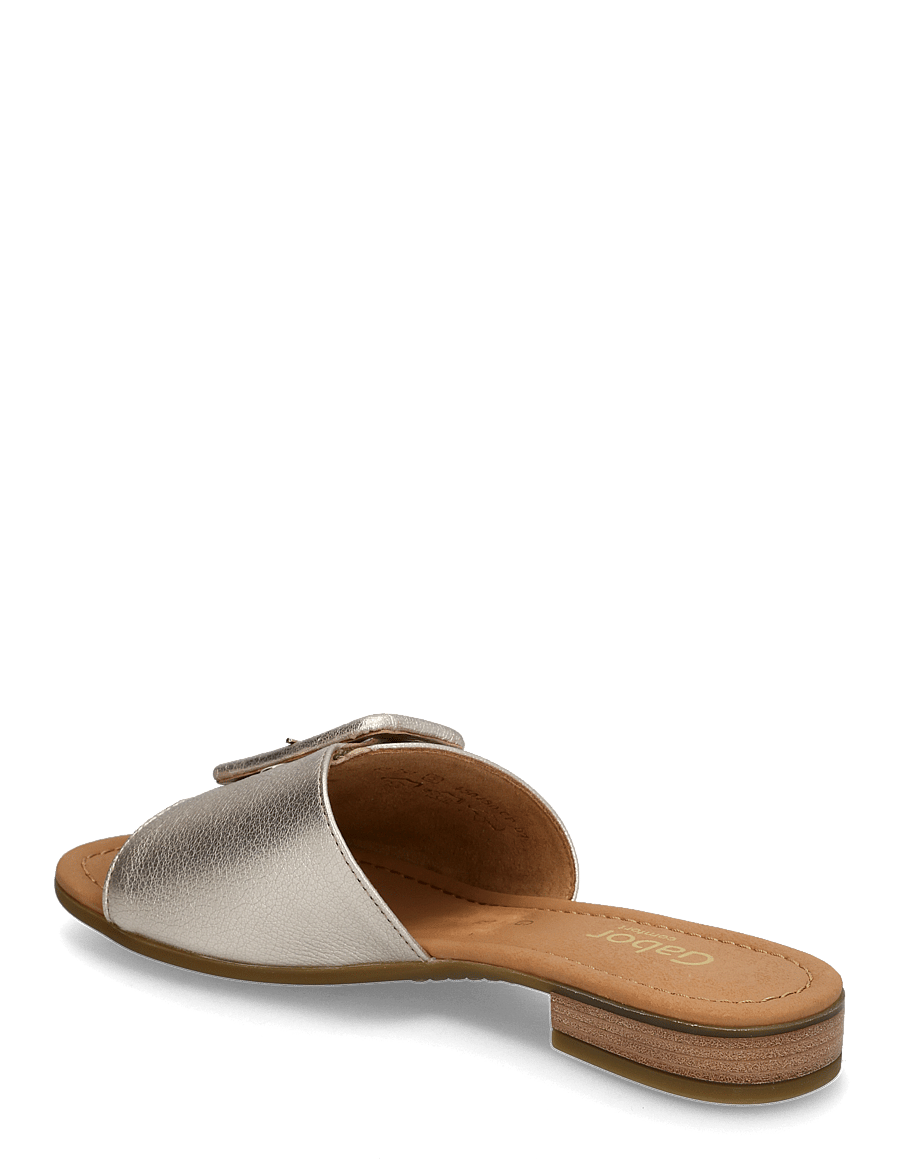Gabor - Slip-in - flache sandalen - soft gold - 2