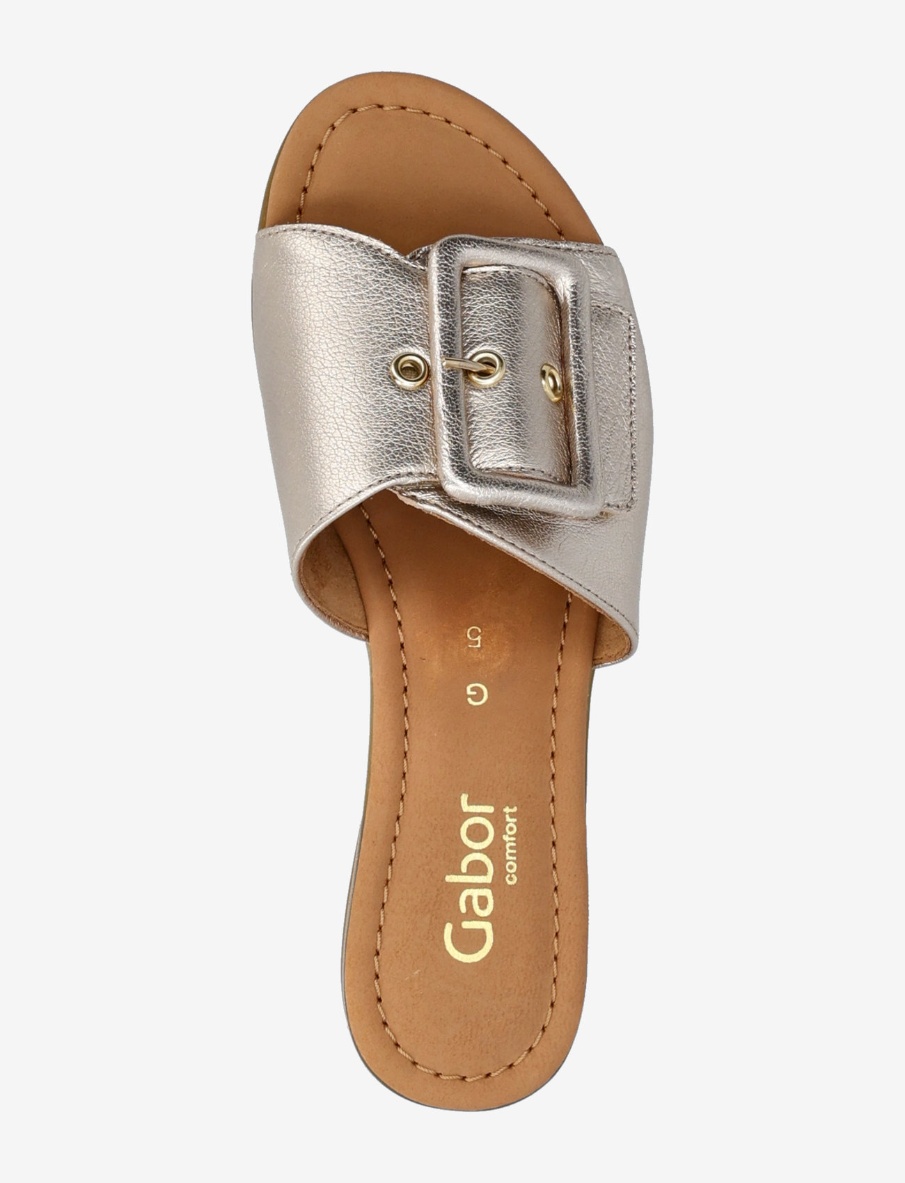 Gabor - Slip-in - flade sandaler - soft gold - 3