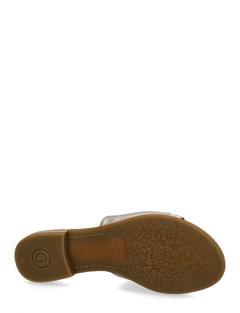 Gabor - Slip-in - flache sandalen - soft gold - 4