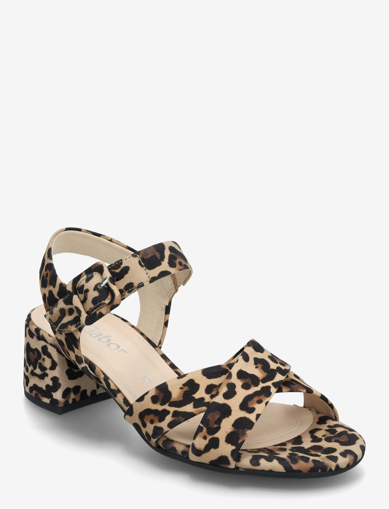 Gabor - Ankle-strap sandal - lahtised kontsakingad - leopard - 0