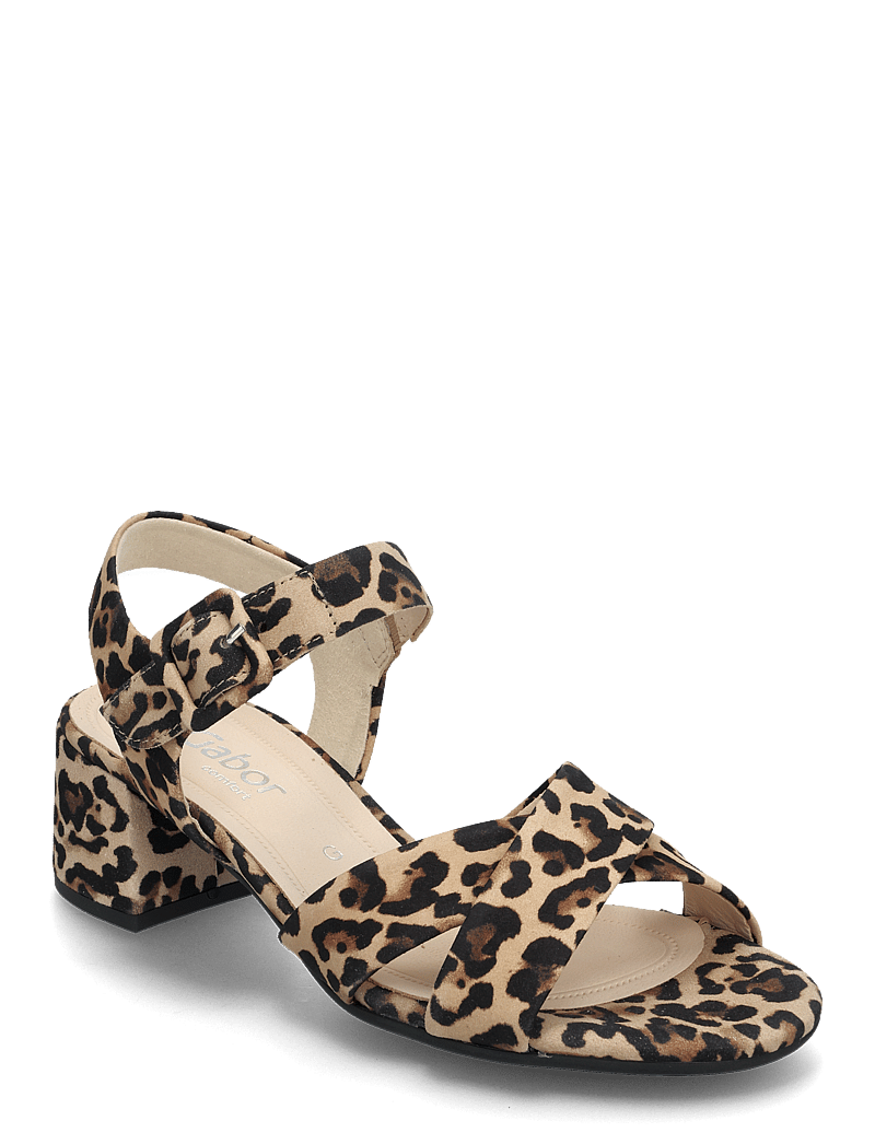 Gabor - Ankle-strap sandal - sandaletten - leopard - 0
