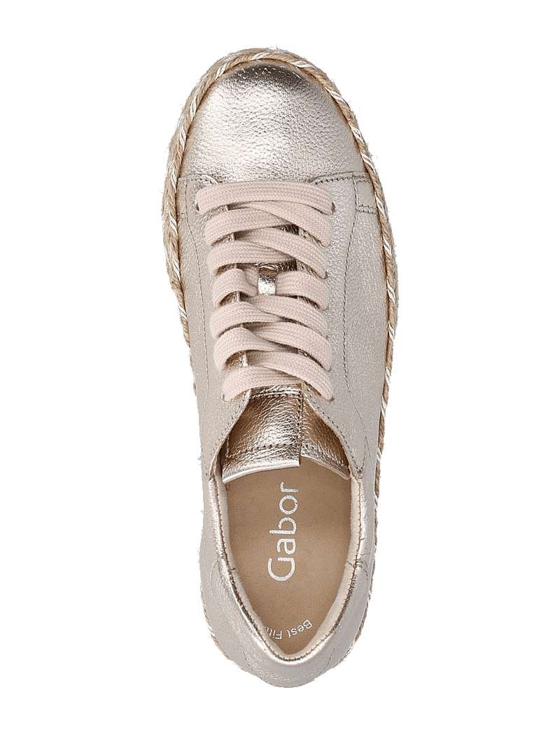 Gabor - Espadrille sneaker - madala säärega tossud - soft gold - 3