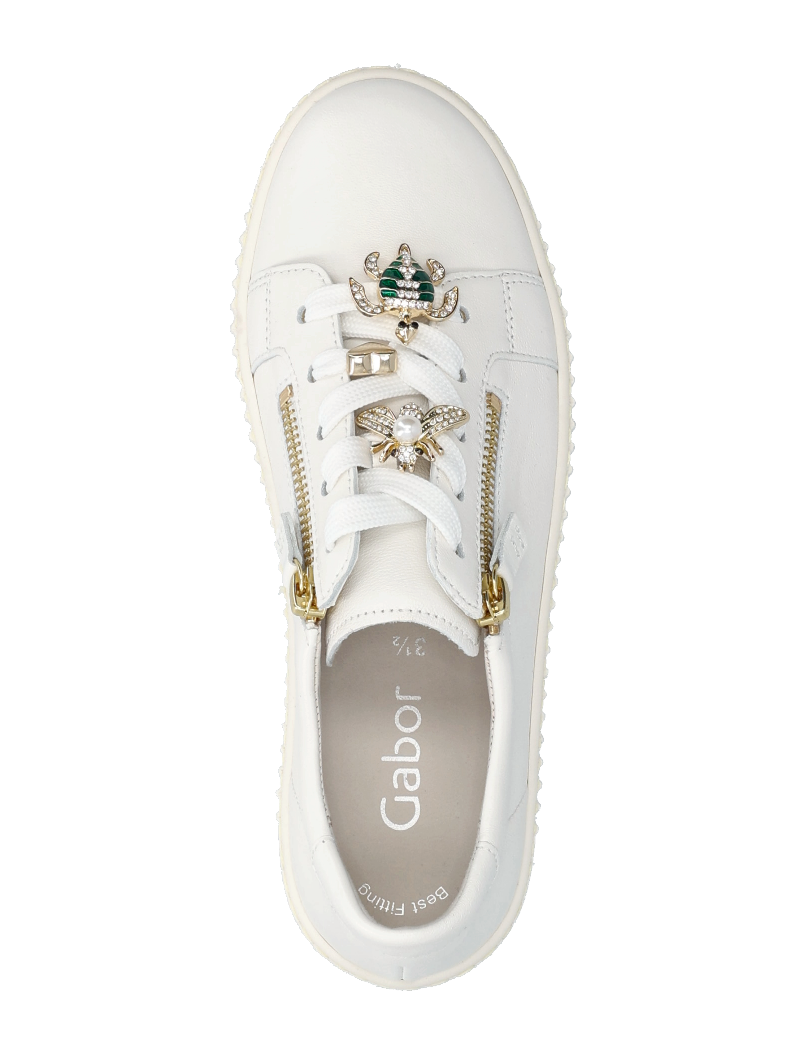 Gabor - Sneaker - cream white - 4