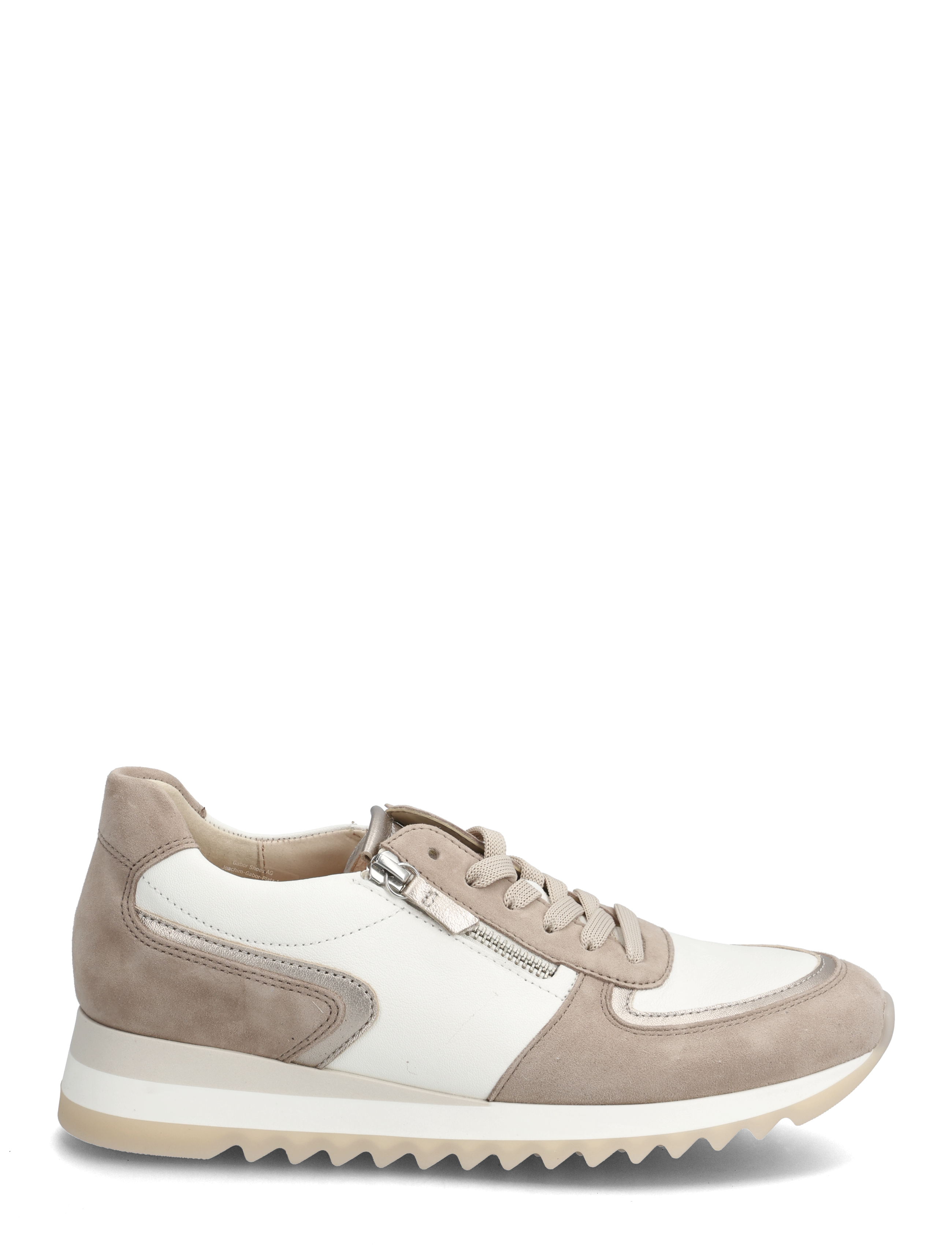 Gabor - Sneaker - taupe, cream, soft gold - 1