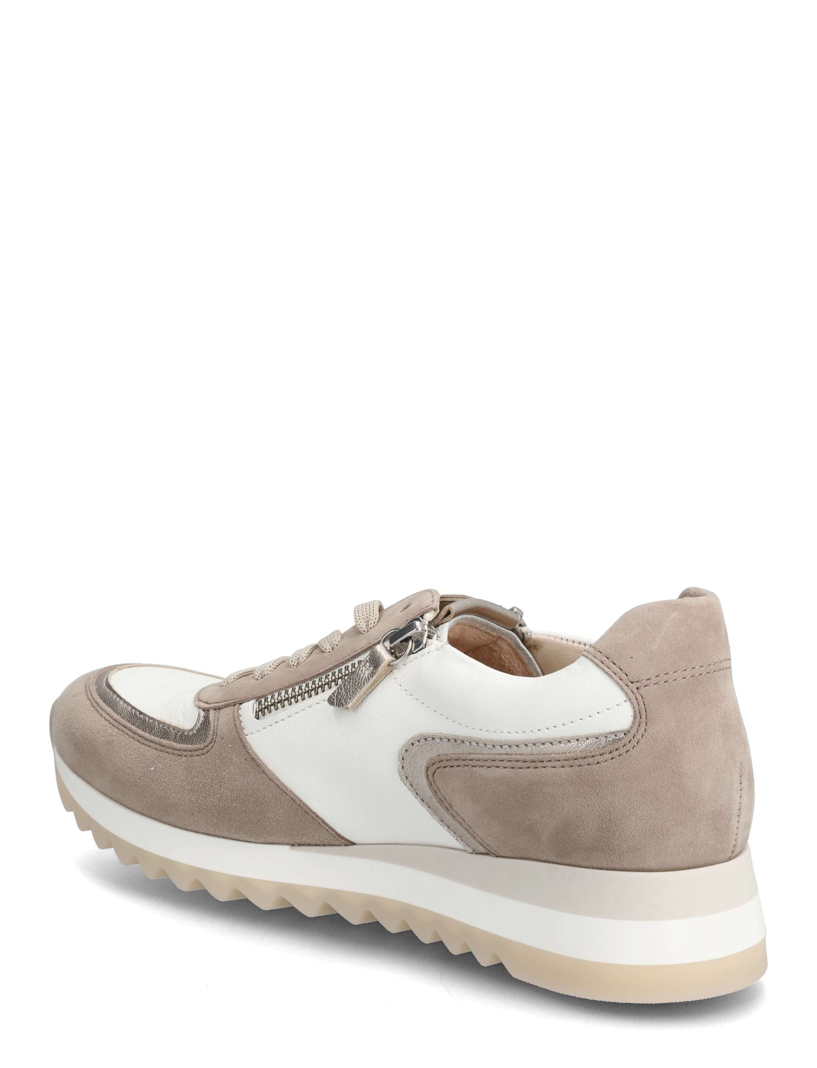 Gabor - Sneaker - taupe, cream, soft gold - 2