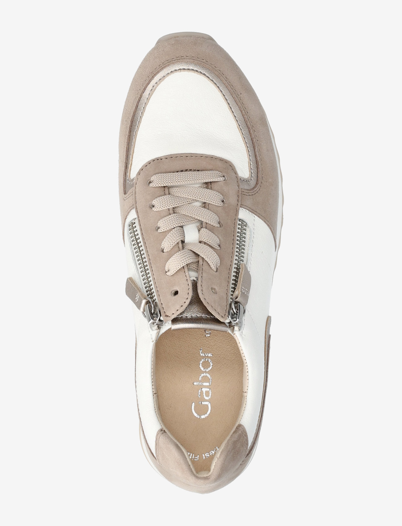 Gabor - Sneaker - madala säärega tossud - taupe, cream, soft gold - 3