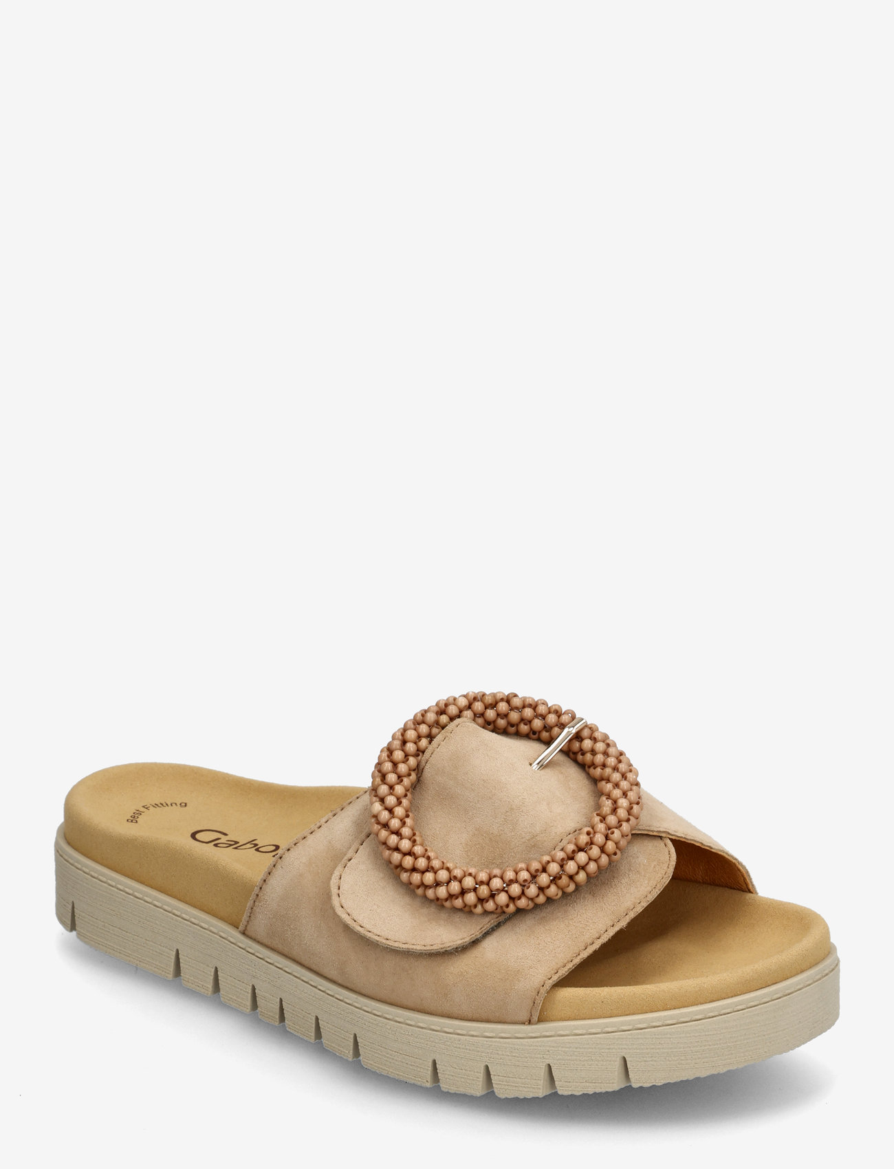 Gabor - Slip-in - flache sandalen - camel - 0