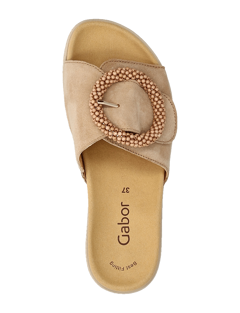 Gabor - Slip-in - flache sandalen - camel - 3